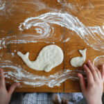 Girl,Child,Sculpts,From,Dough,,Creativity,With,Salt,Dough.,Child